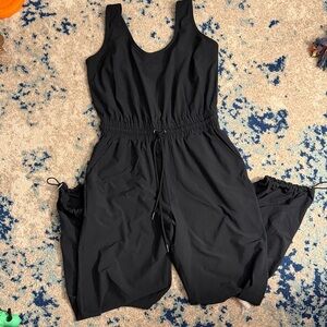 Navy Sleeveless Jumpsuit- Abercrombie